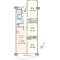 【千葉県/松戸市新松戸北】新松戸ファミールハイツ　4号棟 間取り図