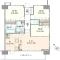 【東京都/調布市国領町】クレヴィア調布国領RESIDENCE 間取り図