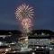 【神奈川県/横須賀市久里浜】ラブリハイツ久里浜 眺望：2026年7月11撮影　久里浜花火大会