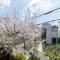 【東京都/世田谷区玉川】アライエ二子玉川 眺望：敷地内の桜を望む眺め