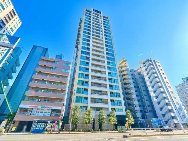 【東京都/品川区東五反田3丁目】プラウドタワー高輪台 外観:写真中央