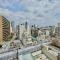 【大阪府/大阪市北区天神橋】ノーブル南森町 眺望：※広角レンズにて撮影