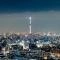 【東京都/江東区東雲】プラウドタワー東雲キャナルコート 眺望：東京スカイツリーを望む眺望（天候による）
※ズーム有