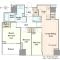 【東京都/新宿区四谷】クラッシィタワー新宿御苑 間取り図