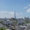 【東京都/江戸川区平井】サンクレイドル平井 眺望：共用部、玄関をでた廊下からの眺望