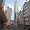 【大阪府/大阪市中央区瓦町】シティタワー大阪 外観：写真中央のマンション