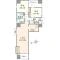 【大阪府/大阪市西区立売堀】ベルデフラッツ阿波座 間取り図