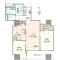 【大阪府/大阪市中央区伏見町】淀屋橋アップルタワーレジデンス　20階 間取り図