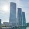 【東京都/中央区晴海】ベイシティ晴海スカイリンクタワー 外観：当該物件中央　3棟中最左