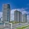 【東京都/江東区有明】シティタワーズ東京ベイ ウエストタワー 外観：左手前の建物