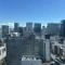 【大阪府/大阪市北区豊崎】ザ・ファインタワー梅田豊崎 外観：南側眺望 HEP FIVEの観覧車や梅田の眺望が望めます。