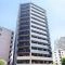 【東京都/北区赤羽西】ザ・パークハウス赤羽フロント 外観：アルミ・ガラス・タイルが調和した重厚なデザインの外観