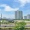 【東京都/江東区豊洲】オーベルグランディオ　ベイ・フロント バルコニーからの眺望です。前面棟が無く、開放感にあふれた景色をお楽しみ頂けます。