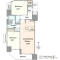 【大阪府/大阪市中央区糸屋町】エステムプラザ大手前エヴァース 間取り図