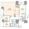 【東京都/港区赤坂】赤坂タワーレジデンス　トップオブザヒル 間取り図