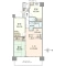 【東京都/足立区千住関屋町】コスモシティ北千住 間取り図