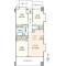 【埼玉県/川口市上青木】レクセル西川口 間取り図