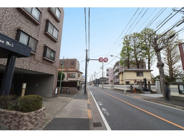 ライオンズマンション武蔵野第二 前面道路