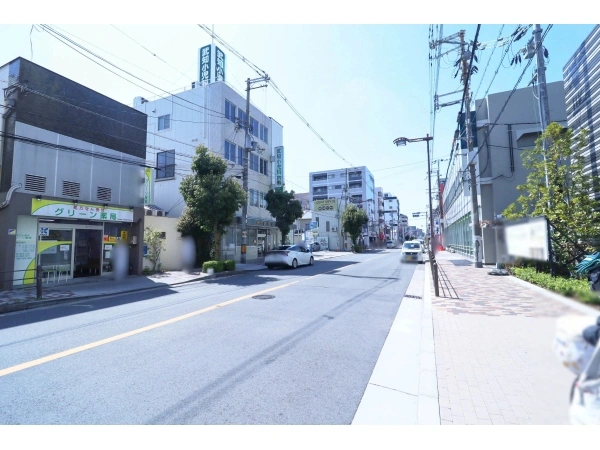 プレミスト針中野駅前 前面道路