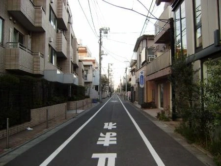 グラーサ学芸大学 前面道路