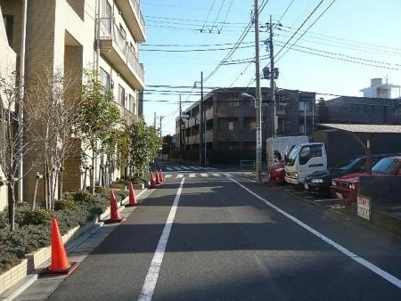 サンフル碑文谷碑さくら通り　ノースサイド 前面道路