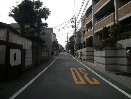 ディアナコート目黒洗足 前面道路