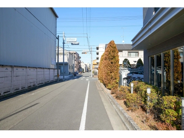 サンクレイドル立川錦町参番館 前面道路