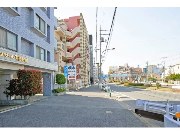 セザール聖蹟桜ケ丘 前面道路