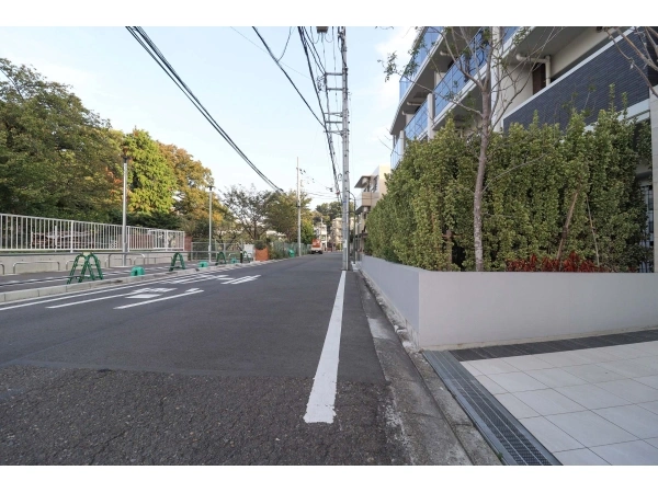 サクラコンフォルテ新綱島 前面道路