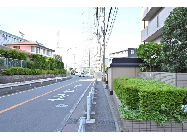 コスモ綱島グランステージ 前面道路