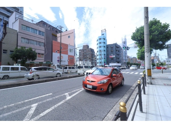 レ・ジェイド天王寺勝山  前面道路