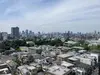 【東京都/港区白金】パーク・ノヴァ白金ヒルトップレジデンス 南側バルコニーから東方向の眺望