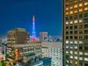 【東京都/港区虎ノ門】パークコート虎ノ門 眺望：バルコニーから（夜景、ズームなし）