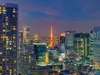 【東京都/港区芝浦】プラウドタワー芝浦 眺望：夜景　ズームあり