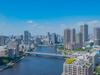 【東京都/中央区月島】グランドシティタワー月島 眺望：ズームあり