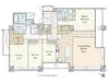 【東京都/千代田区四番町】パレスビュー四番町 間取り図