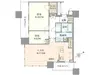 【東京都/品川区上大崎】ブリリアタワーズ目黒  サウスレジデンス 間取り図