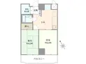 【東京都/港区南麻布1丁目】朝日南麻布マンション 間取り図