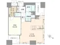 【大阪府/大阪市北区茶屋町】ジオグランデ梅田 間取り図