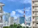【東京都/港区白金台3丁目】クレール白金台 眺望:バルコニーから(ズームあり)