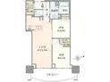 【東京都/中央区豊海町】ザ豊海タワー マリン&スカイ WEST 間取り図