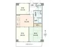 【東京都/中野区本町3丁目】キャッスルマンション中野新橋 間取り図