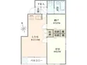【東京都/新宿区弁天町】城北台マンション 間取り図