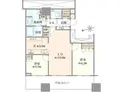 【東京都/港区浜松町2丁目】WORLD TOWER RESIDENCE 間取り図