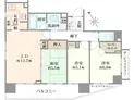 【東京都/江東区亀戸7丁目】クレストフォルム亀戸ビュータワー 間取り図