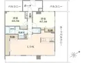 【東京都/荒川区町屋5丁目】コスモ町屋リバーシティ 間取り図