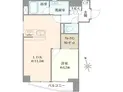 【東京都/荒川区東日暮里1丁目】ワコーレルミエール三ノ輪 間取り図