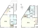 【東京都/葛飾区新宿5丁目】葛飾区新宿5丁目 一棟アパート 間取り図