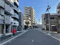 【東京都/江東区新大橋3丁目】江東区新大橋3丁目 一棟マンション 前面道路:北側から南向きに撮影