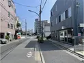 【東京都/大田区多摩川1丁目】大田区多摩川1丁目 一棟アパート 前面道路:北側から南向きに撮影
